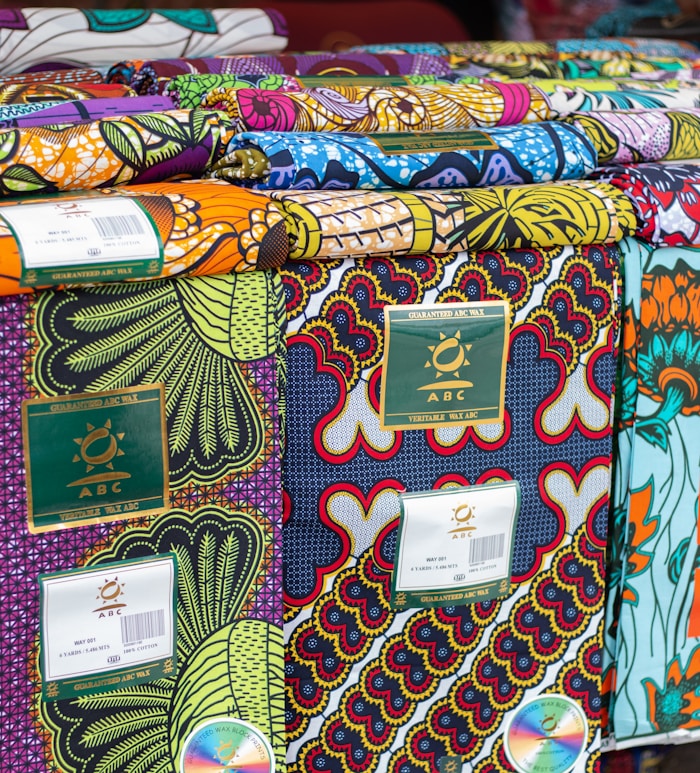 African fabric craftsmanship